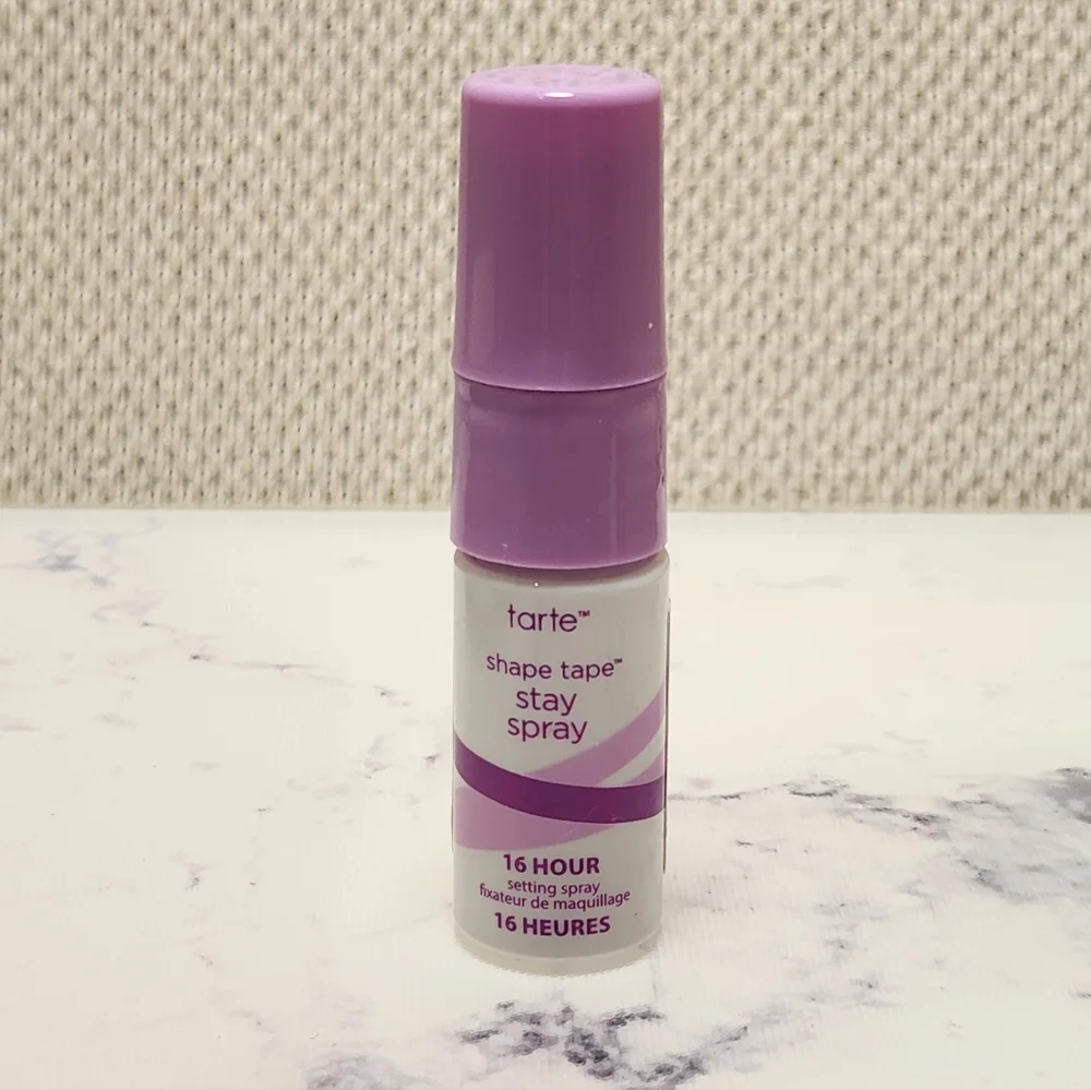 Tarte Shape Tape Stay Sprat 16 Hour Settinf Spray Mini Travel Size .24 Oz